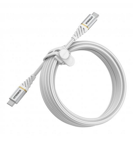 OtterBox OtterBox White 3ft USB-C to USB-C PD Braided Charge and Sync Cable