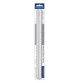 STAEDTLER SCALE-TRIANGULAR INCH 12IN. DIV.34 ENGINEERS