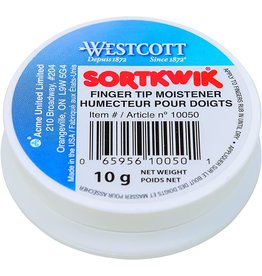 Westcott Westcott Sortkwik Finger Tip Moistener, 10g
