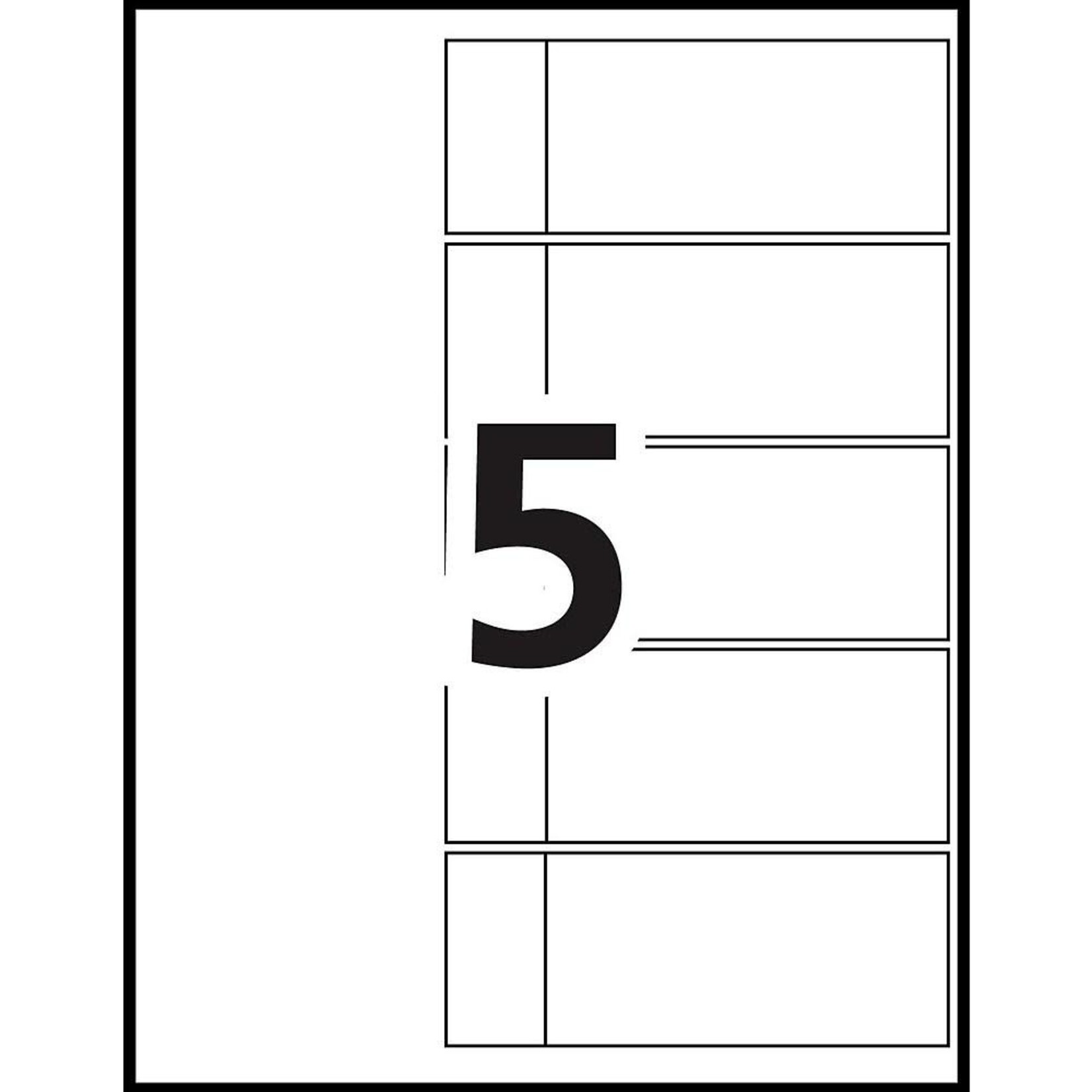 Avery INDEX DIVIDERS-READY INDEX 5 TAB PLAIN MULTI-COLOUR 6SETS/PK 11518