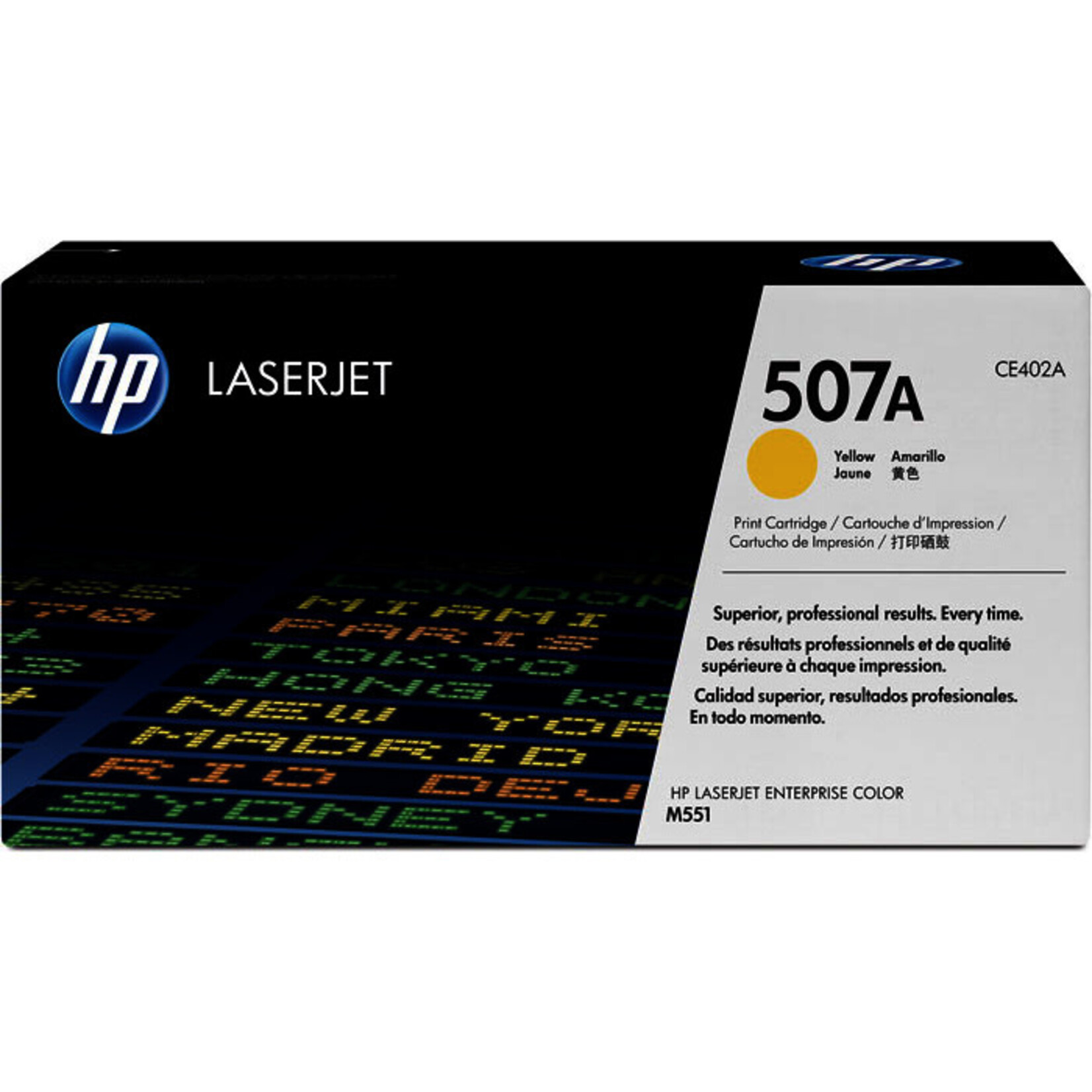HP LASER TONER HP 507A YELLOW