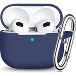 AirPods 3 Case Cover, Silicone Protective Accessories Skin with Keychain