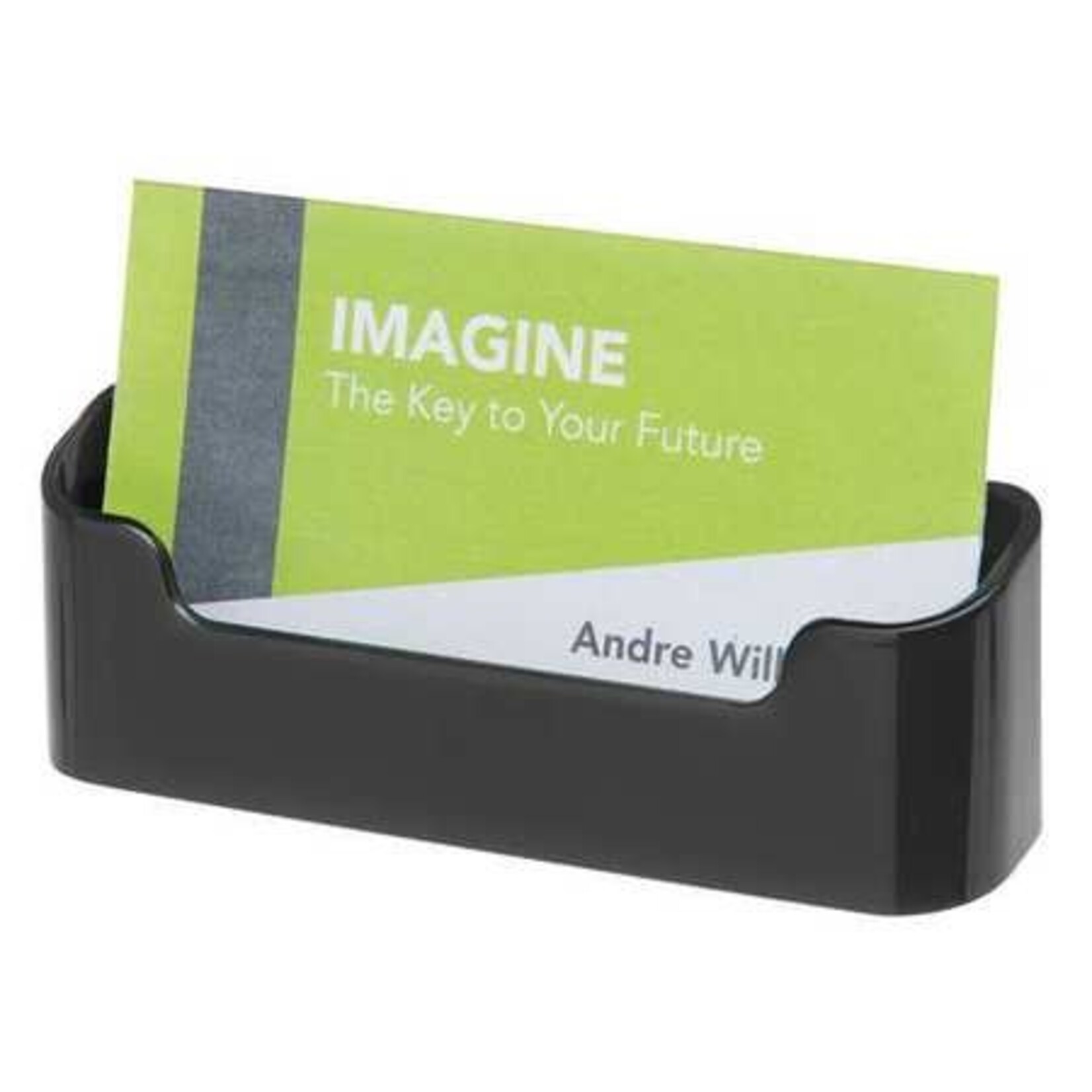 Deflecto BUSINESS CARD HOLDER-SUSTAINABLE OFFICE, BLACK-90104