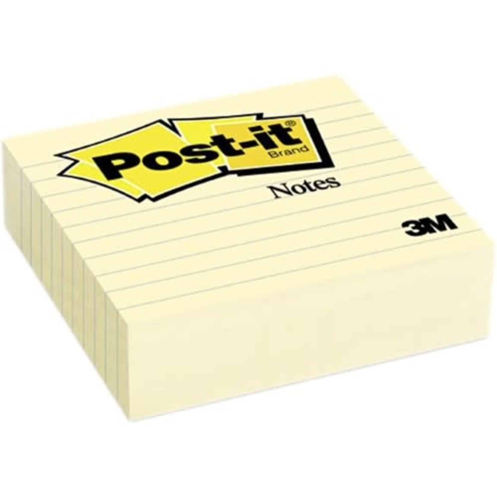 Post-it NOTES-POST-IT, LINED 4X4 YELLOW 300 SHEETS