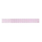 Westcott Westcott C-Thru 8ths Transparent Beveled Ruler, 18"