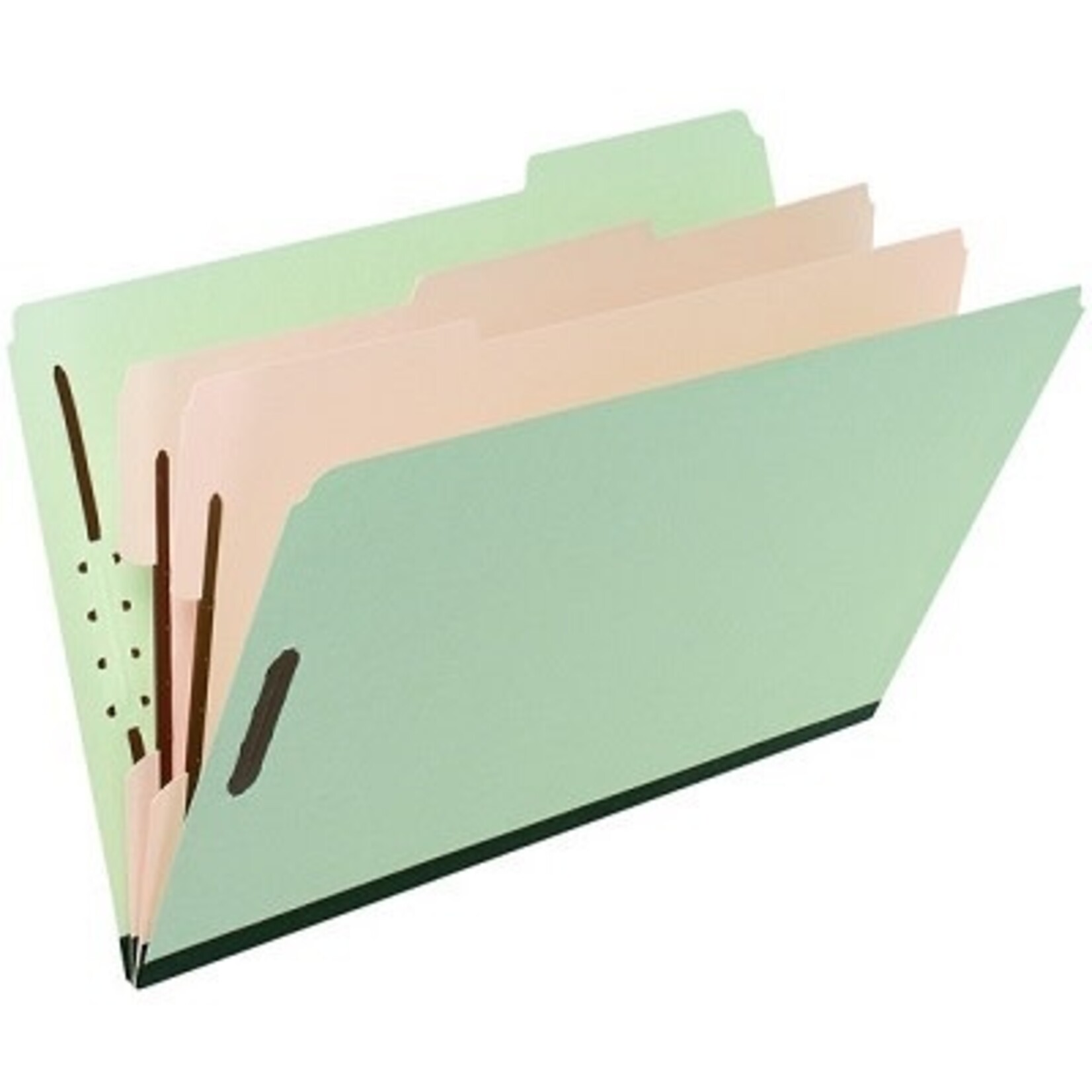 Pendaflex FOLDER-CLASSIFICATION, LEGAL 2 DIVISION, LIGHT GREEN -P63-6 10/BOX