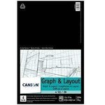 Dixon ART PAPER PAD-GRAPH & LAYOUT 11X17 20LB. QUAD 4/INCH