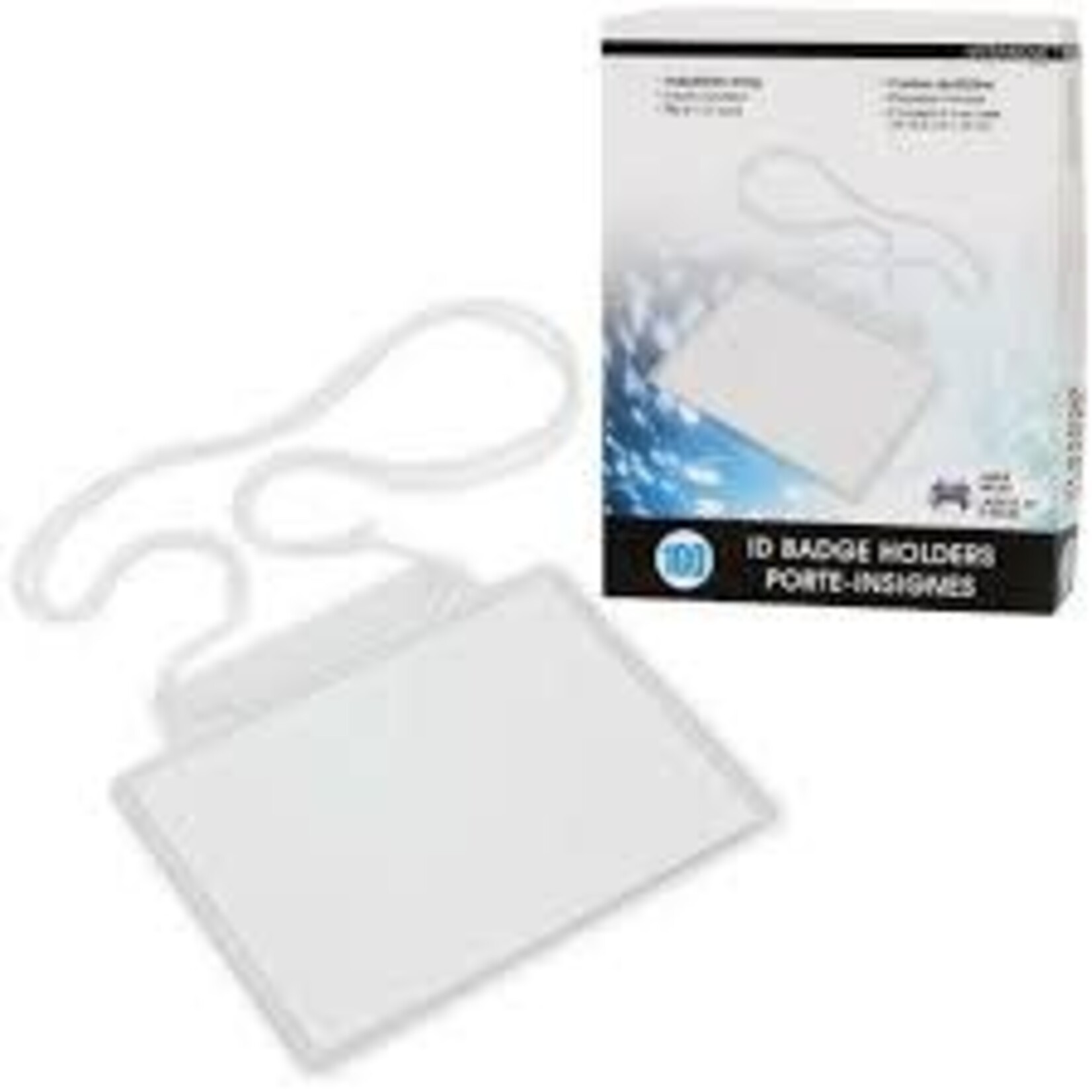 Merangue BADGE HOLDER-POCKET WITH STRING, 3X4'' 100/PACK