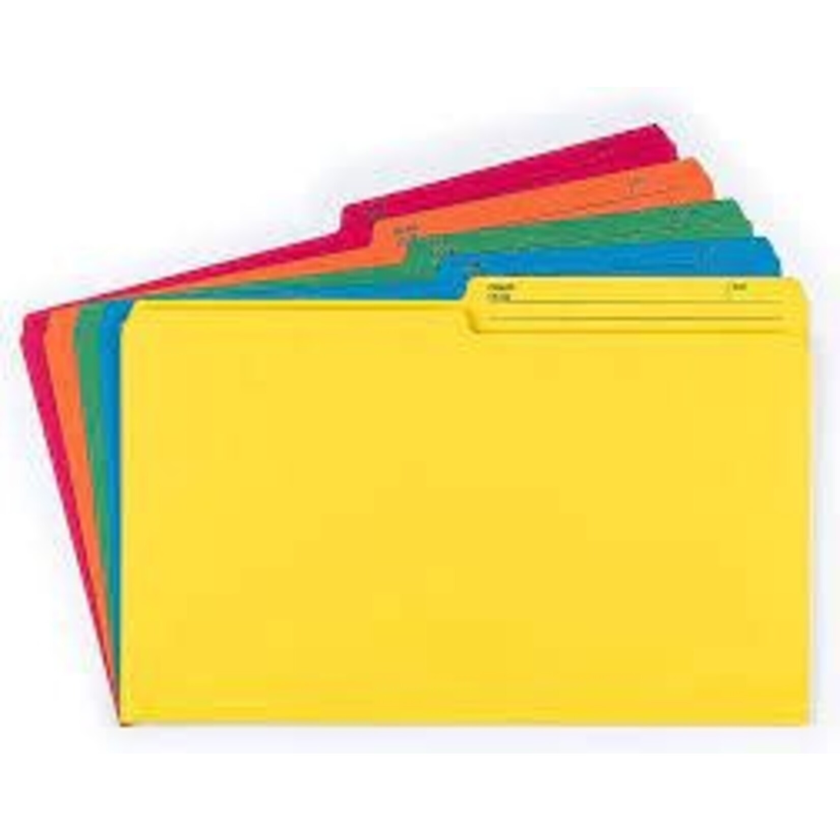 Pendaflex FILE FOLDER-LEGAL 10.5 POINT REVERSIBLE, ASSORTED -R615