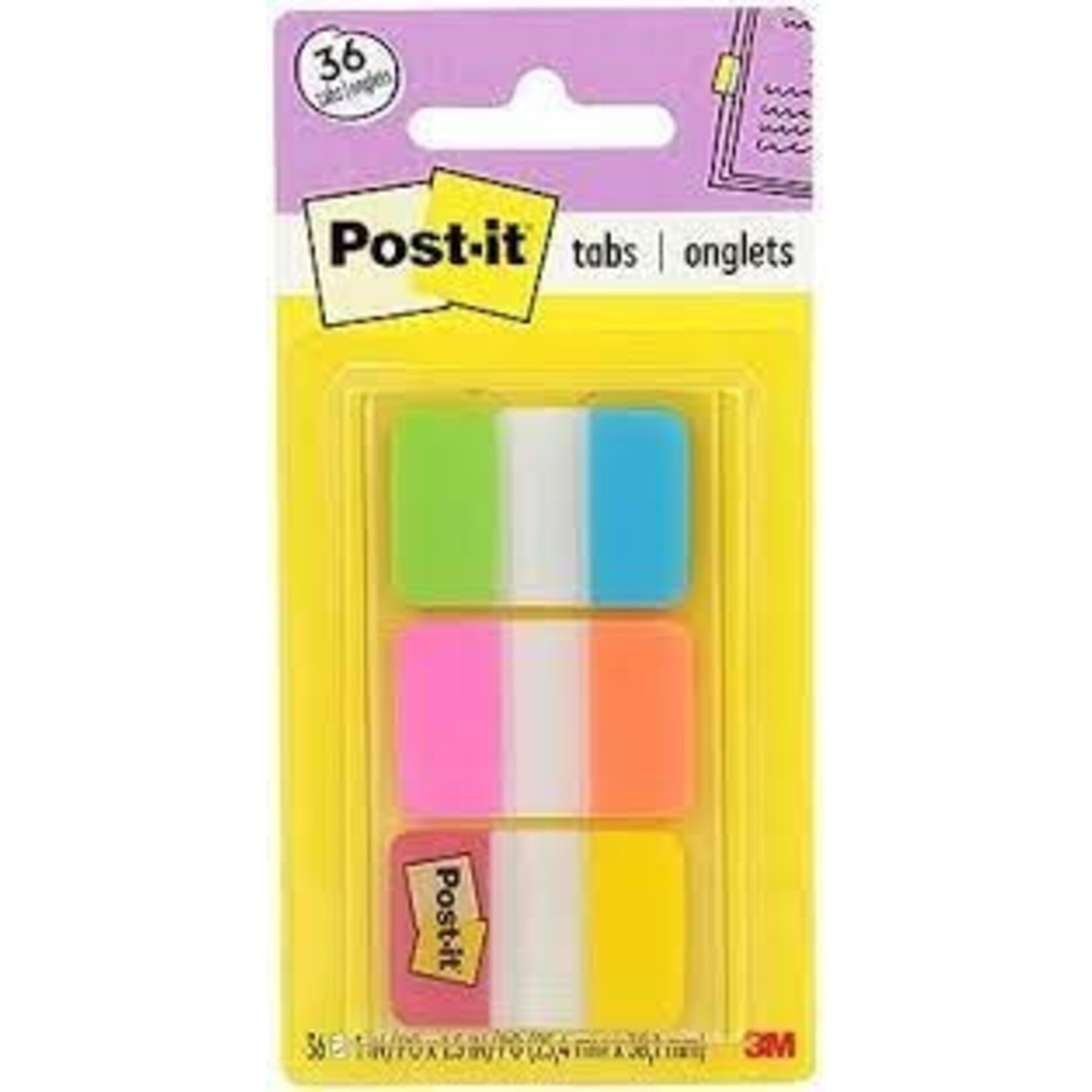 Post-it INDEX TABS-POST IT, FOIL IRIDESCENT COLOURS, 36 TABS/PACK