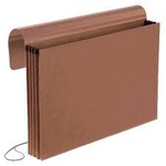 Pendaflex Pendaflex Elastic Tie Closure Expanding Envelope, Red Fibre, Legal Size, 3 1/2" Expansion
