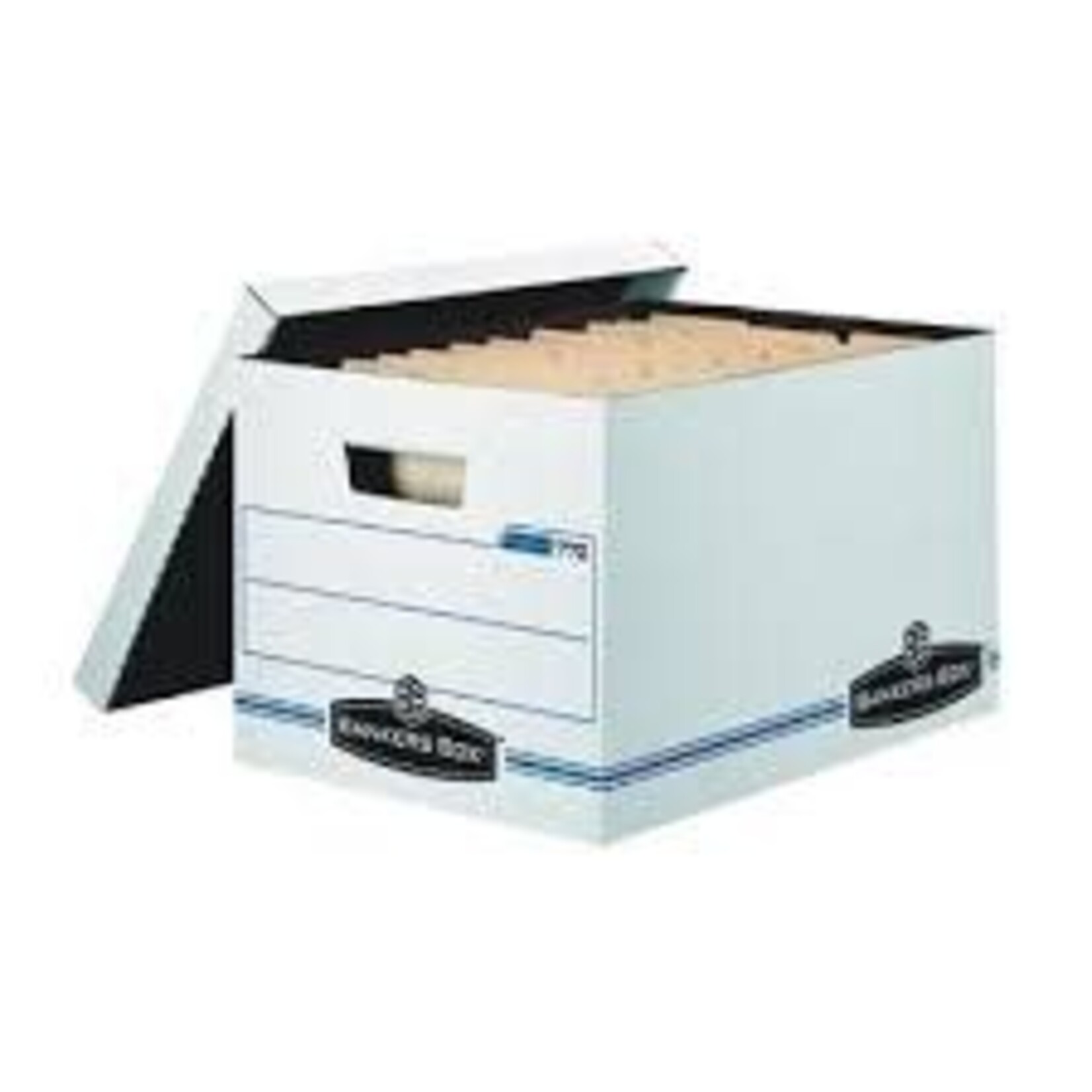 Bankers Box BANKERS BOX-FELLOWES, LETTER/LEGAL, WHITE/BLUE 6/PACK