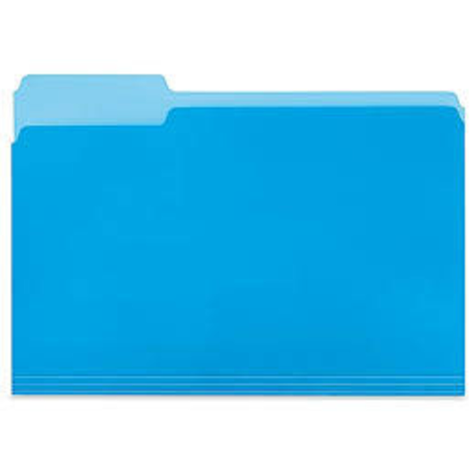 FOLDERS, FILE LETTER BLUE