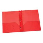 PORTFOLIO-TWIN POCKET, STANDARD, RED 25/BX