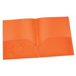 PORTFOLIO-TWIN POCKET, STANDARD, ORANGE 25/BX