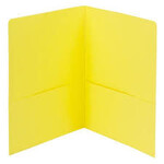 PORTFOLIO-TWIN POCKET, STANDARD, YELLOW 25/BX
