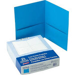 PORTFOLIO-TWIN POCKET, STANDARD, BLUE 25/BX
