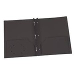 PORTFOLIO-TWIN POCKET, POLY, BLACK