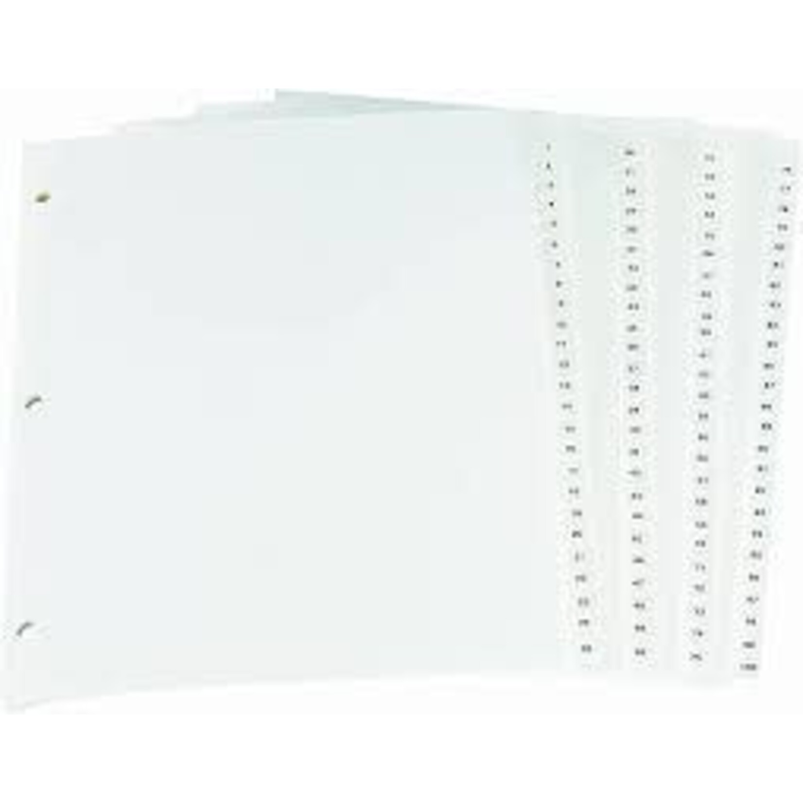 Oxford INDEX DIVIDERS-PRINTED TAB 11X8.5 A-Z BUFF, 25/SET