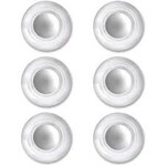 Quartet MAGNETS-QUARTET, HIGH POWER, 1-1/2" GREY, 6/PACK