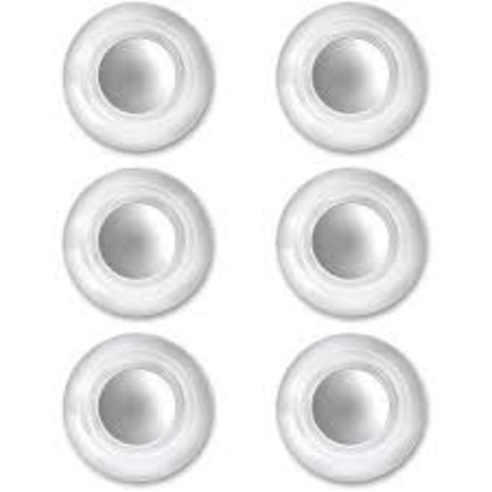 Quartet MAGNETS-QUARTET, HIGH POWER, 1-1/2" GREY, 6/PACK