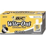 CORRECTION FLUID-WITE-OUT FOAM QUICK DRY -WOFQD12 12/BX