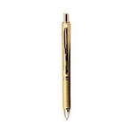 Pentel PEN-RETRACTABLE, ENERGEL RT GEL ROLLER, 0.7MM GOLD BARREL