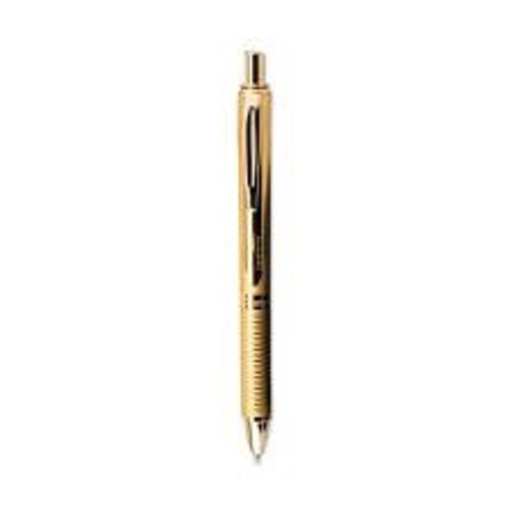 Pentel PEN-RETRACTABLE, ENERGEL RT GEL ROLLER, 0.7MM GOLD BARREL