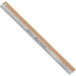 RULER-24"/61CM STAINLESS STEEL WITH CORK BACK ACM50204