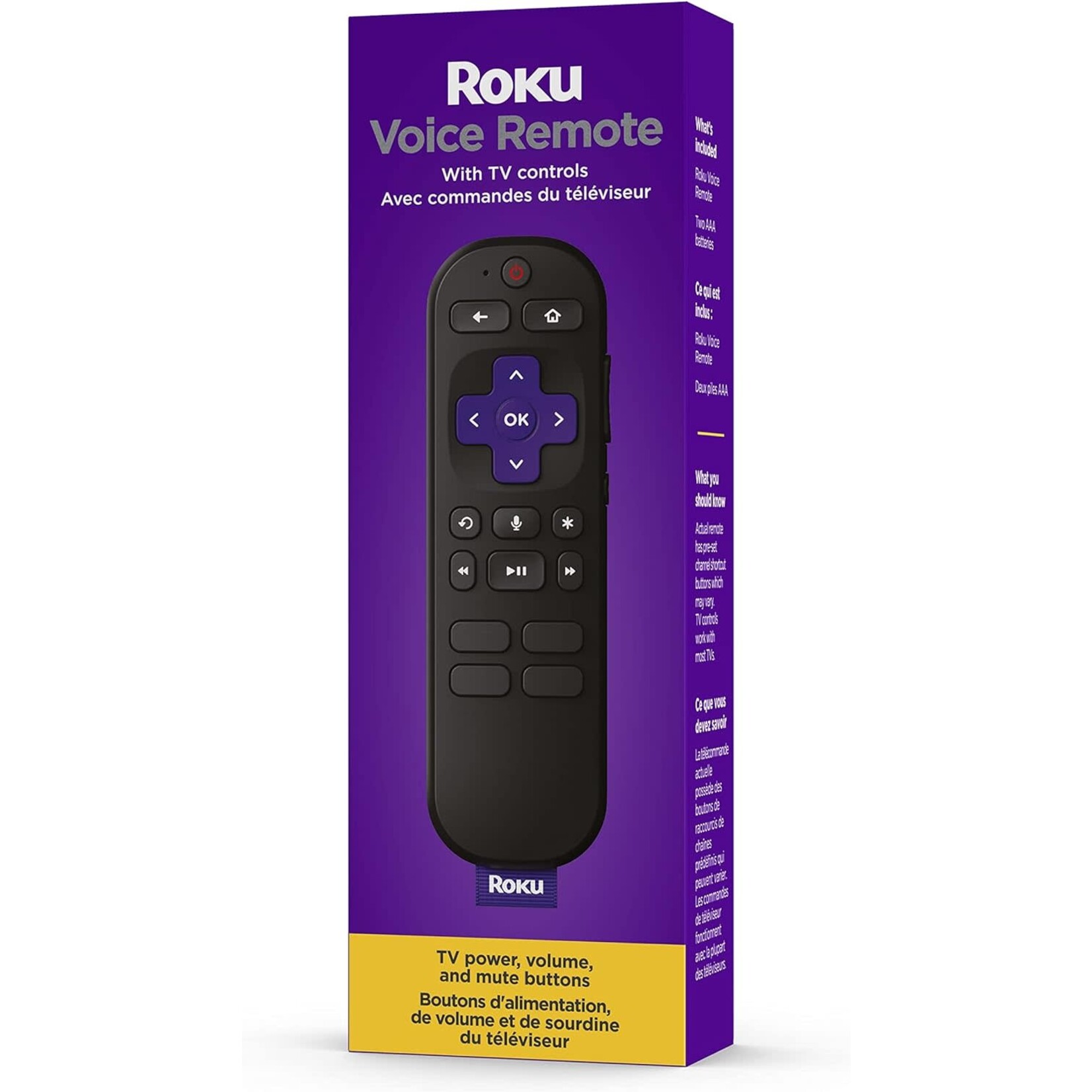Roku Roku Voice Remote for Roku Players, Roku Audio, and Roku TV