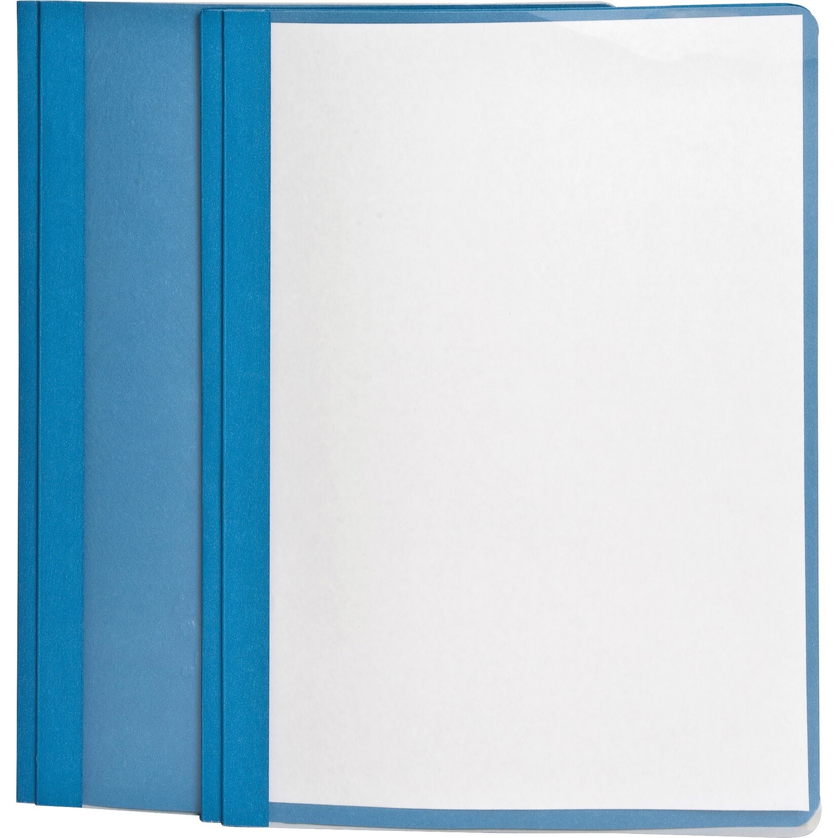 Oxford REPORT COVER, Oxford Clear Front - Letter - Blue - Single