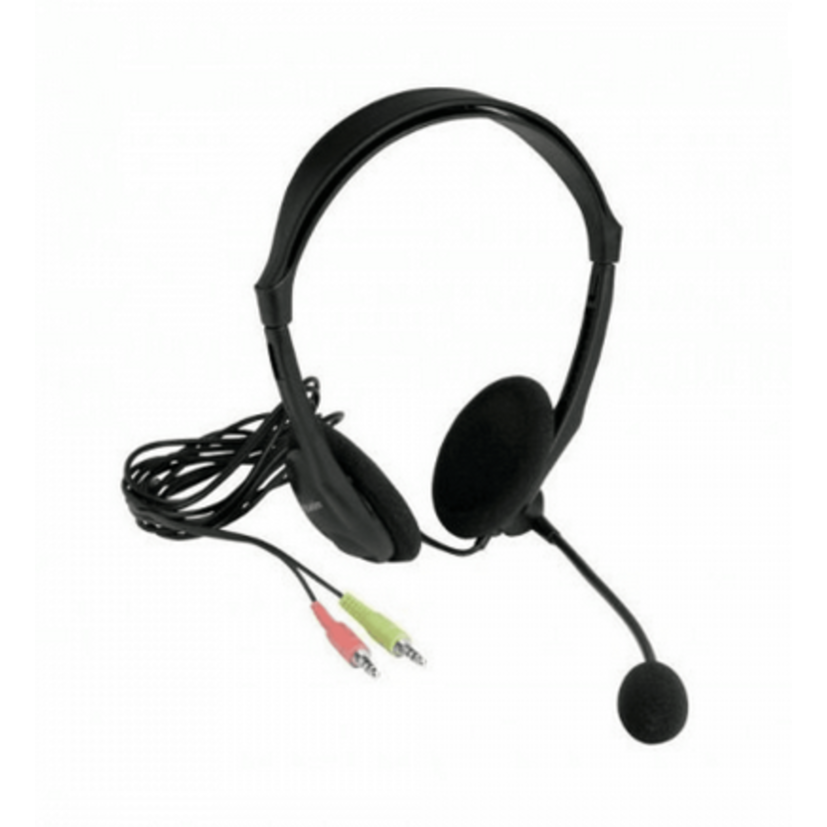 Xtech Xtech Headset Stereo with Boom Mic Volume Control - Black