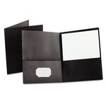 PORTFOLIO-TWIN POCKET, STANDARD, BLACK 25/BX