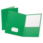 PORTFOLIO-TWIN POCKET, STANDARD, GREEN 25/BX