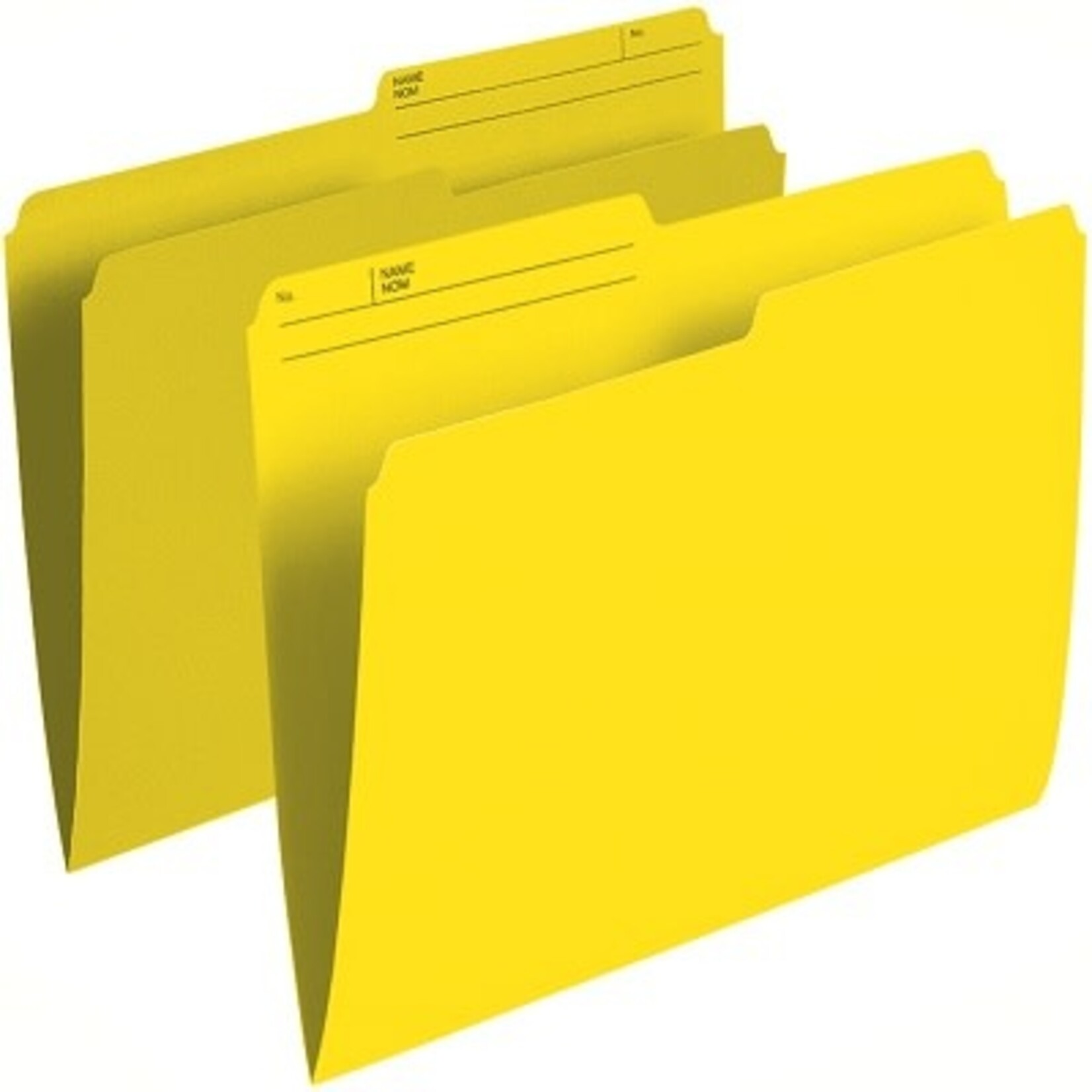 Pendaflex FILE FOLDER-LETTER 10.5 POINT REVERSIBLE, YELLOW -R415 YLW