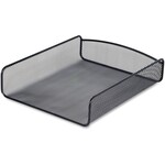 Safco Products DESK TRAY-MESH, LETTER FRONT LOAD, BLACK
