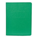 REPORT COVER-WITH FASTENERS, PANEL AND BORDER, GREEN 25/BX