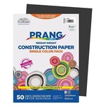 Prang CONSTRUCTION PAPER-PRANG 9"X12", BLACK 50 SHEETS