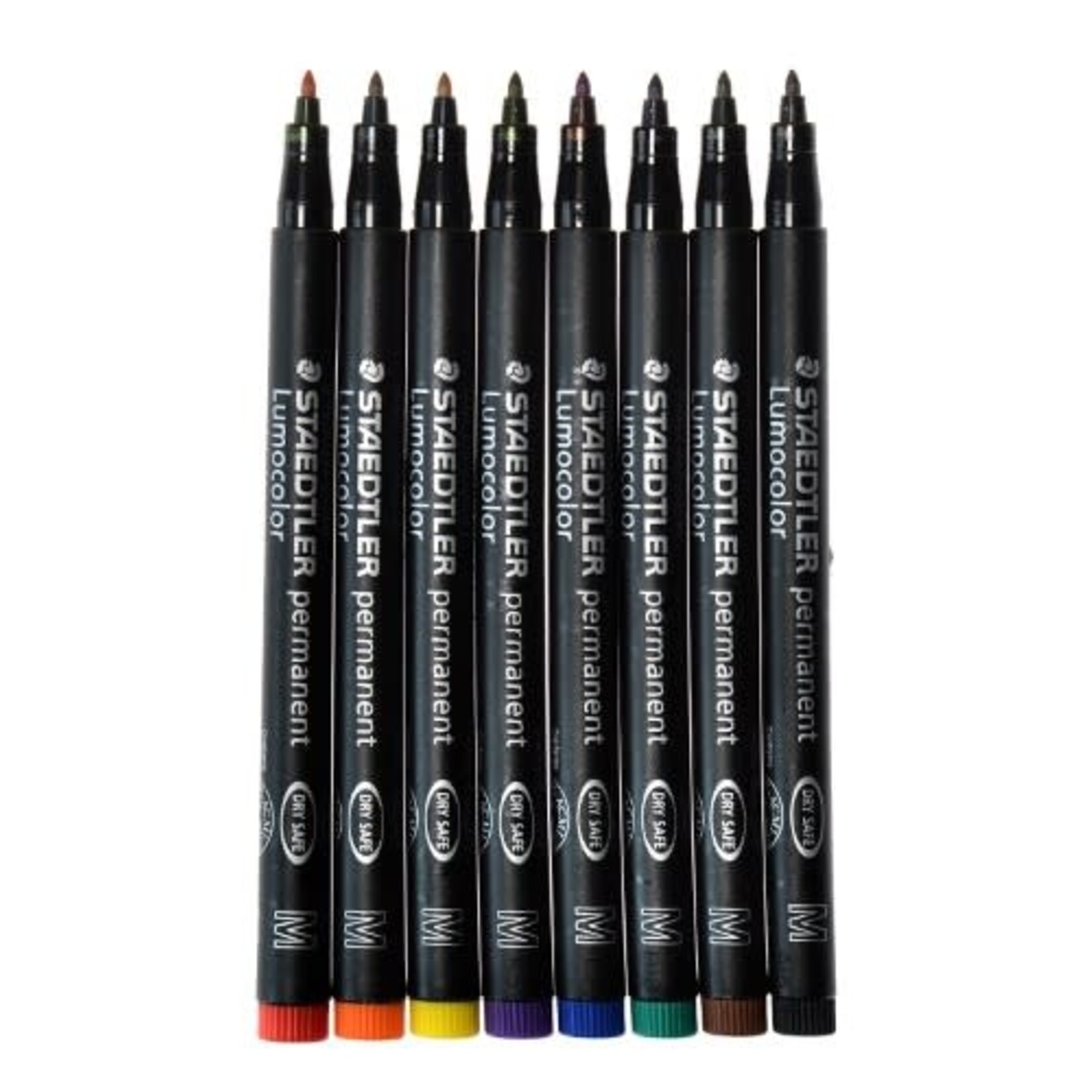 STAEDTLER PEN SET-LUMOCOLOR UNIVERSAL PERMANENT MEDIUM, 8-COLOUR