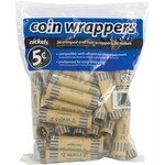 COIN WRAPPERS-PAPER PREFORMED NICKEL, 36/PACK