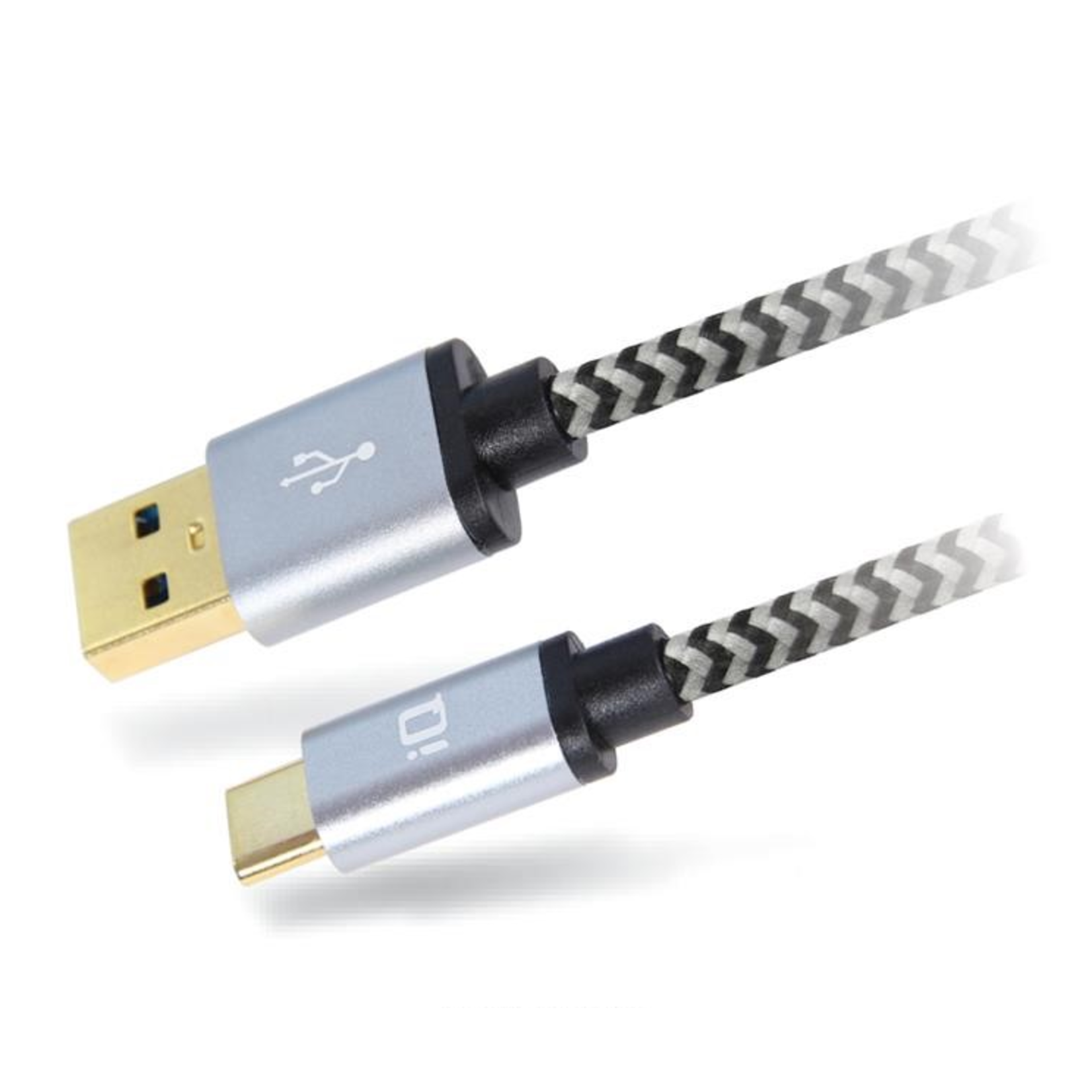 iQ USB Type C To USB-A Cable Braided 1.5M