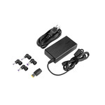 Targus Targus Universal Laptop Power Adapter 90W Semi Slim with 5 Laptop Tips – Black