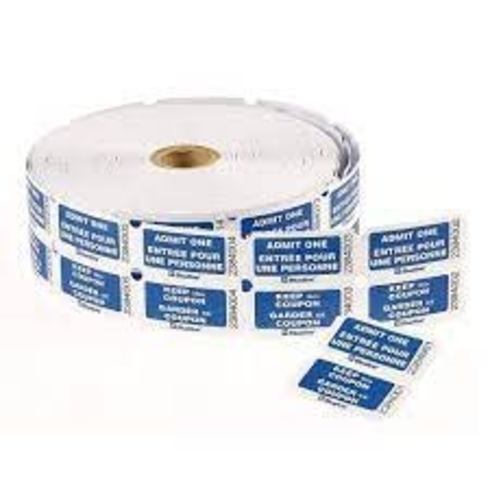 Blueline TICKETS-ADMIT ONE WITH COUPON, BILING.2M/RL BLUE-DA2CF.BL