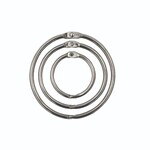 Acme United RINGS-LOOSE LEAF ASSORTED SIZES 15/PACK