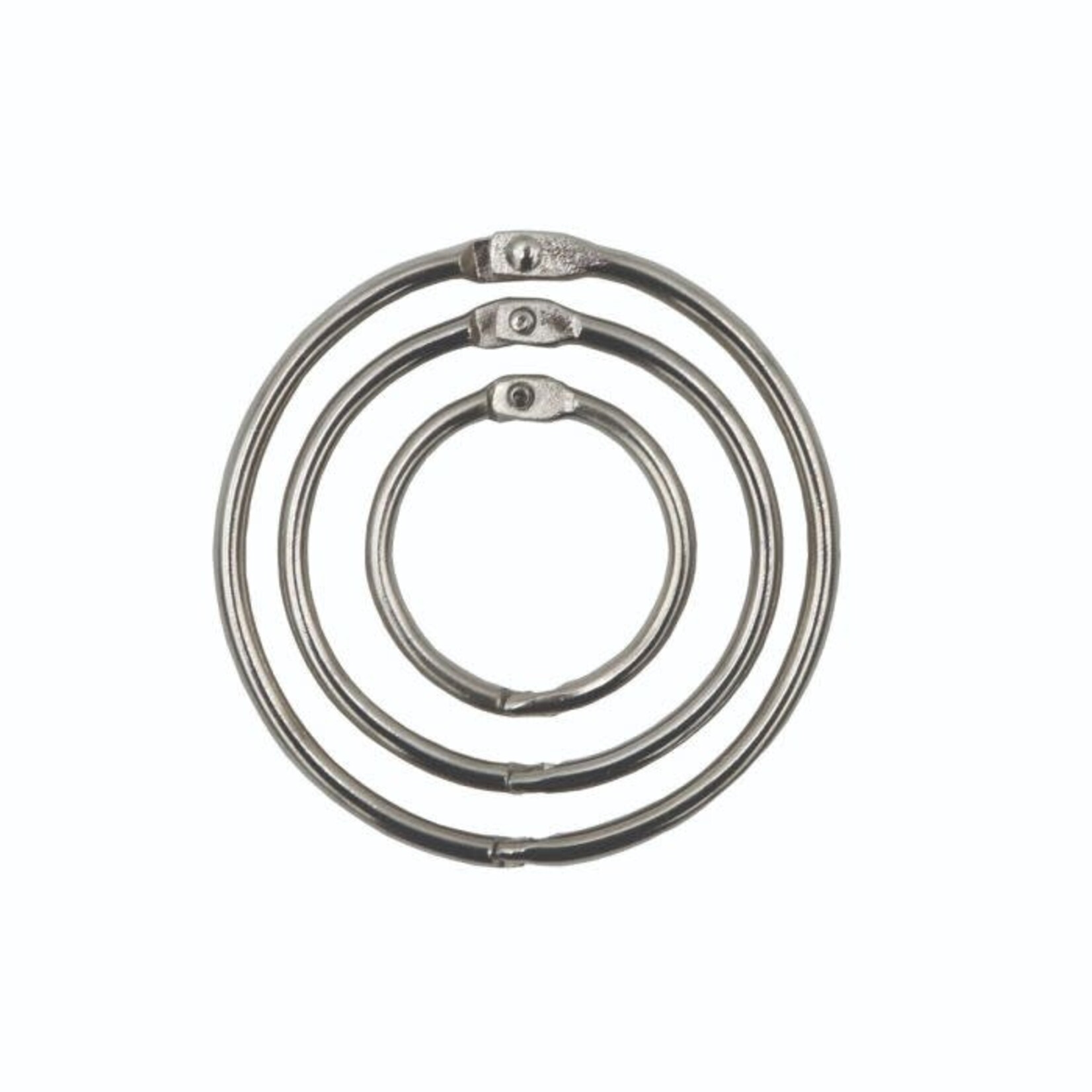 Acme United RINGS-LOOSE LEAF ASSORTED SIZES 15/PACK