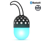Hypergear HyperGear Speaker Bluetooth 3W Waterproof IPX4 Go-Blow Light Up LED RGB 7 - Black