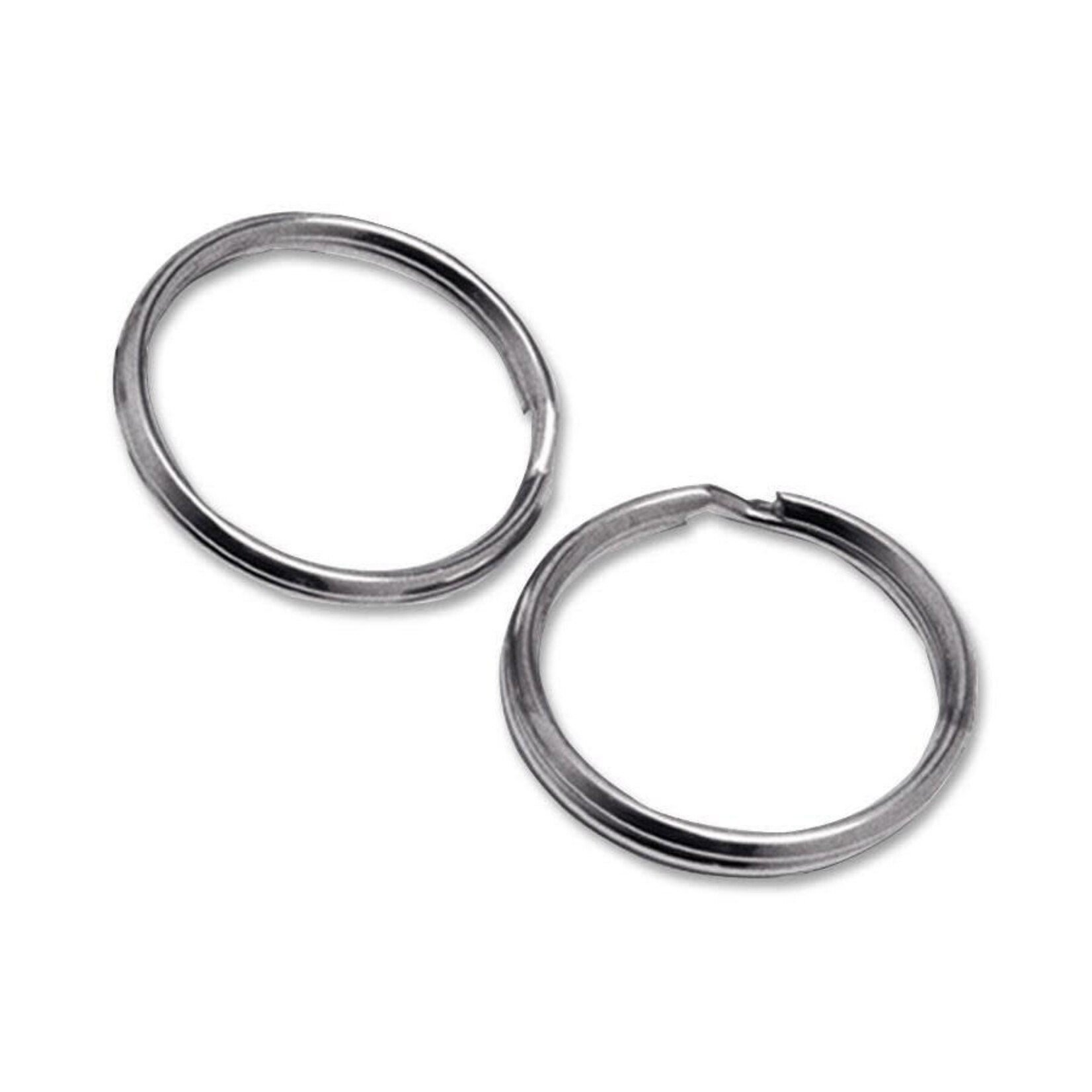 Acme United KEY RINGS-1.25'' SPLIT, CHROME 10/PACK