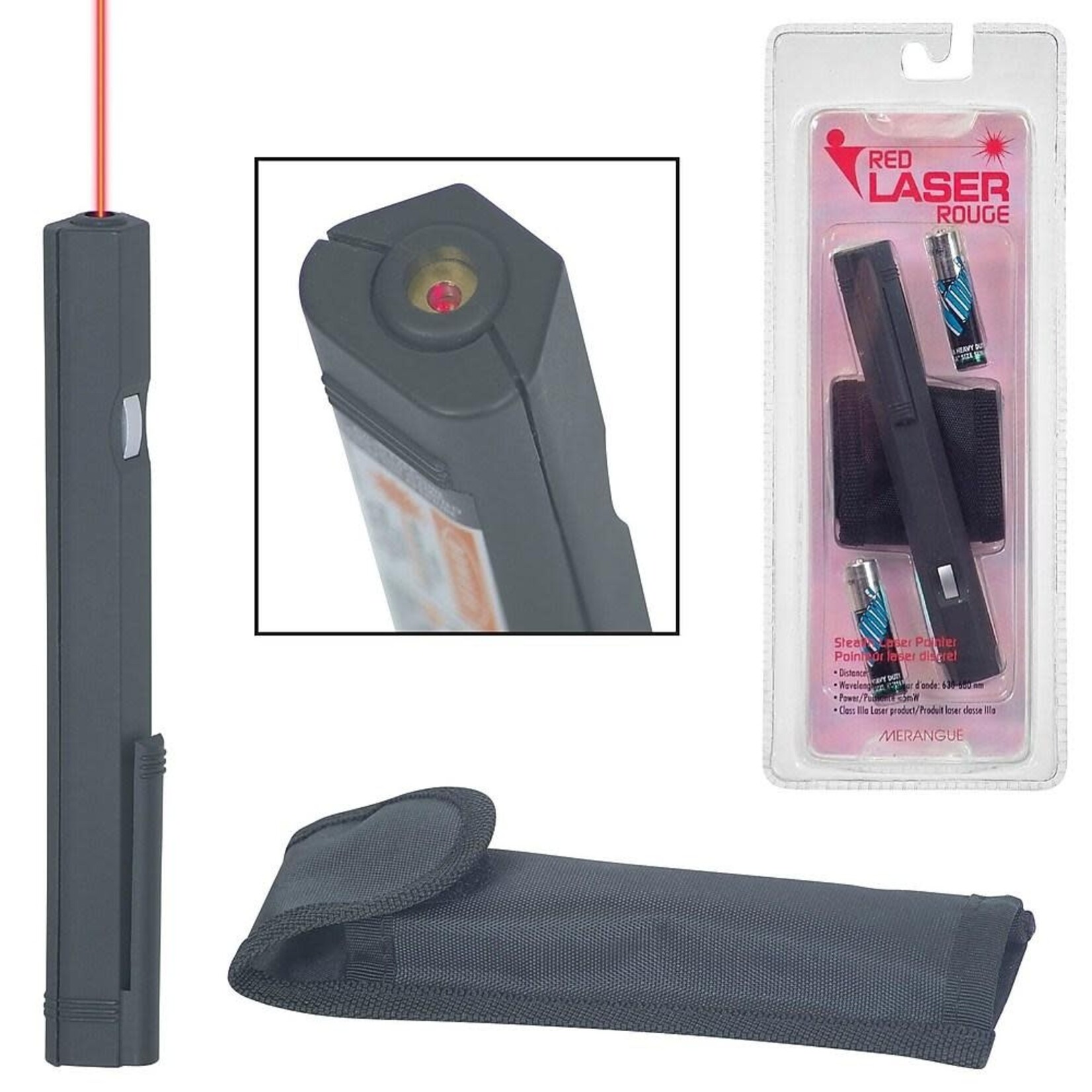 Merangue POINTER-LASER MERANGUE STEALTH, RED LASER