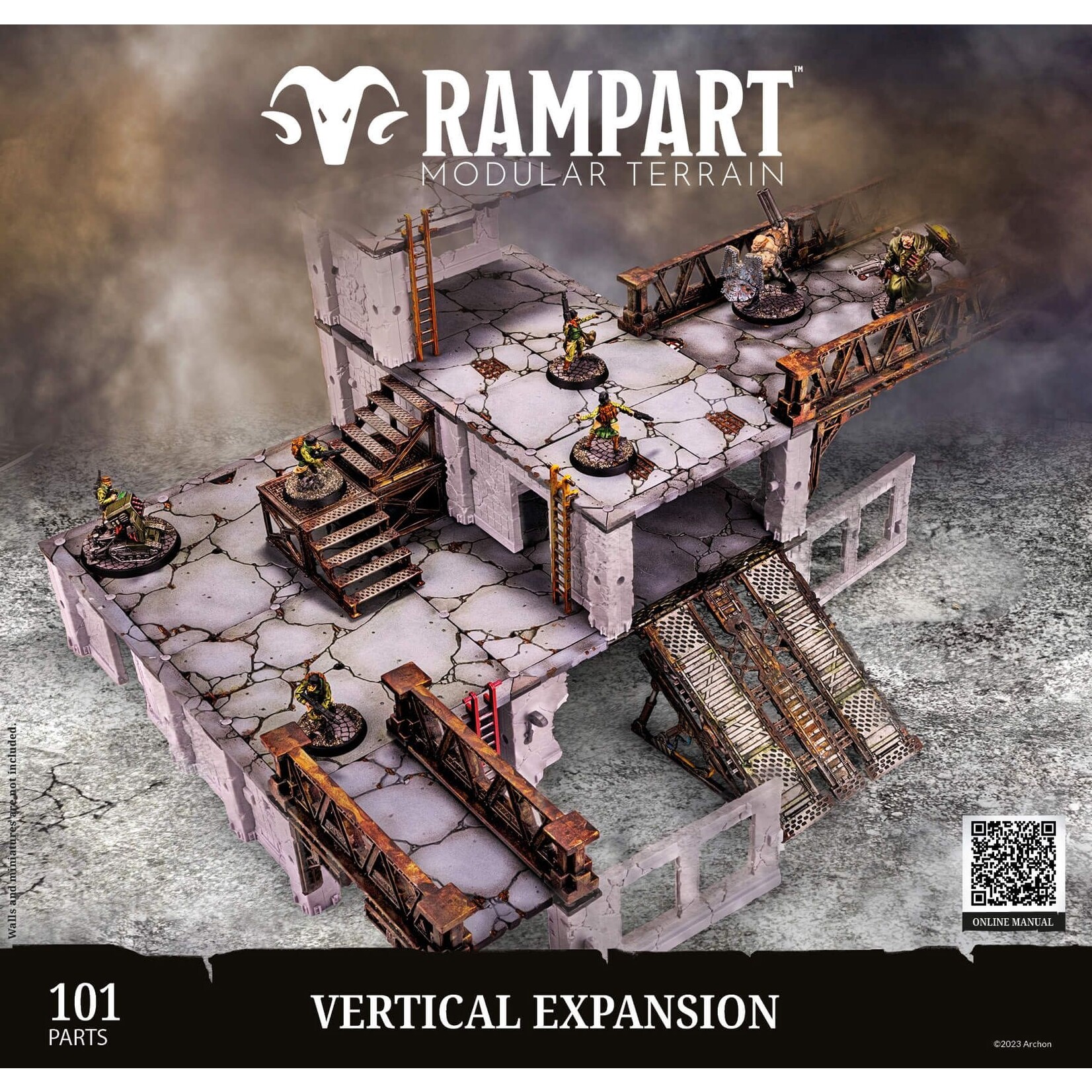 RAMPART VERTICAL EXPANSION MODULAR TERRAIN