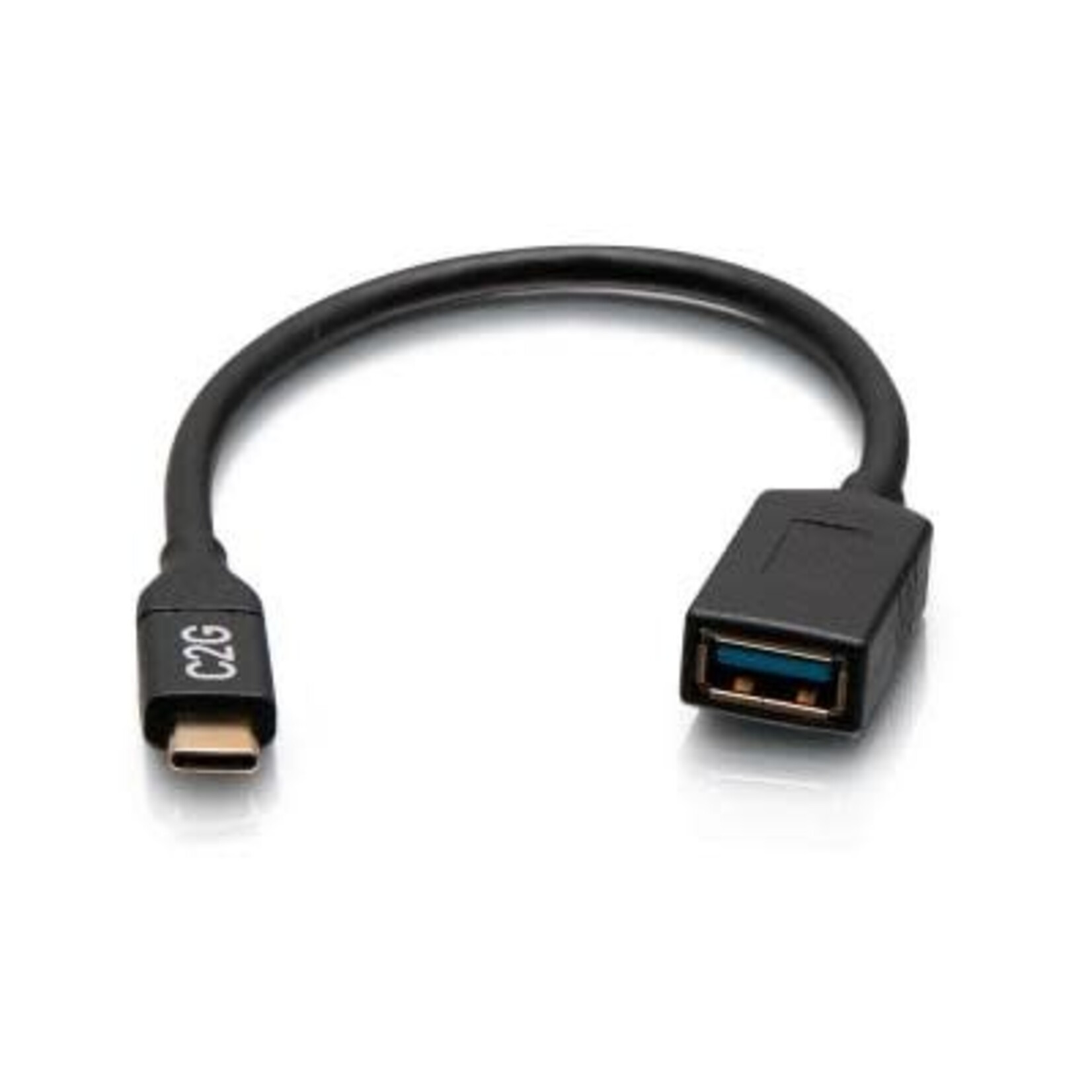 C2G C2G USB-C Male to USB-A Female USB 3.2 Gen 1 - 30 V - 5.9 in - molded - black